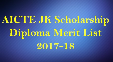 aicte jk diploma merit list