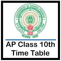ap 10th class time table