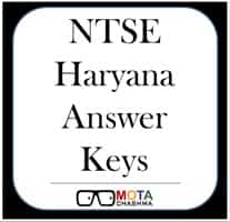 ntse haryana stage 1 answer keys