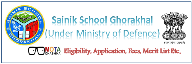 Sainik School Ghorakhal Admission
