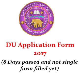 du admission form 2017 login panel not fully functional