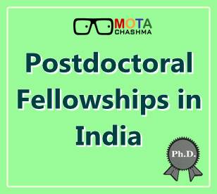 postdoctoral fellowship in india