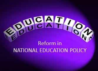 central government plans to make amends in national education policy