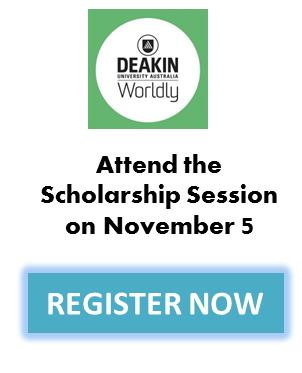 Attend Deakin University Scholarship Session