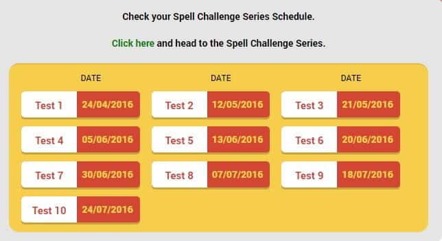 Classmate Spell Bee-Spell Challenge Series