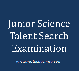 Junior Science Talent Search Examination- JSTSE