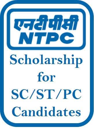 NTPC PC/SC/ST Scholarship 2015 