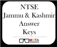 ntse jammu kashmir stage 1 answer key