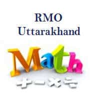 RMO Uttarakhand 