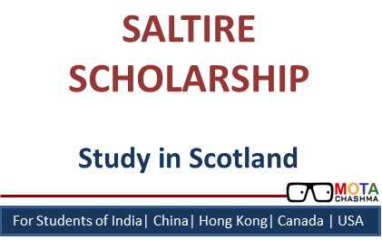 Saltire Scholarship Study in Scotland
