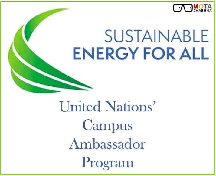 United Nations SE4ALL Campus Ambassadorship Program