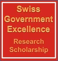 Swiss Government Excellence Research Scholarship 