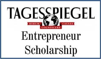 Tagesspiegel Entrepreneur Scholarship || Study in Germany
