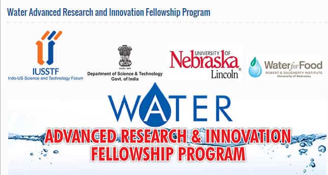 IUSSTF Water Advanced Research & Innovation Fellowship