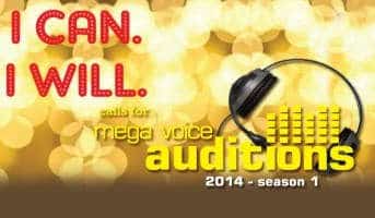 mega voice auditions