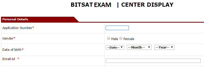 BITSAT Test Centre Allottment