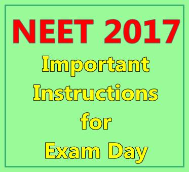 neet dress code 2017 instructions