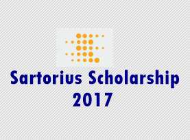 Sartorius Scholarship 2017